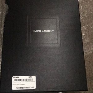 Used 1x authentic Saint Laurent Quilted Pouch